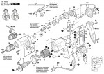 Bosch 0 601 168 503 Gbm 10-2 Re Drill 230 V / Eu Spare Parts